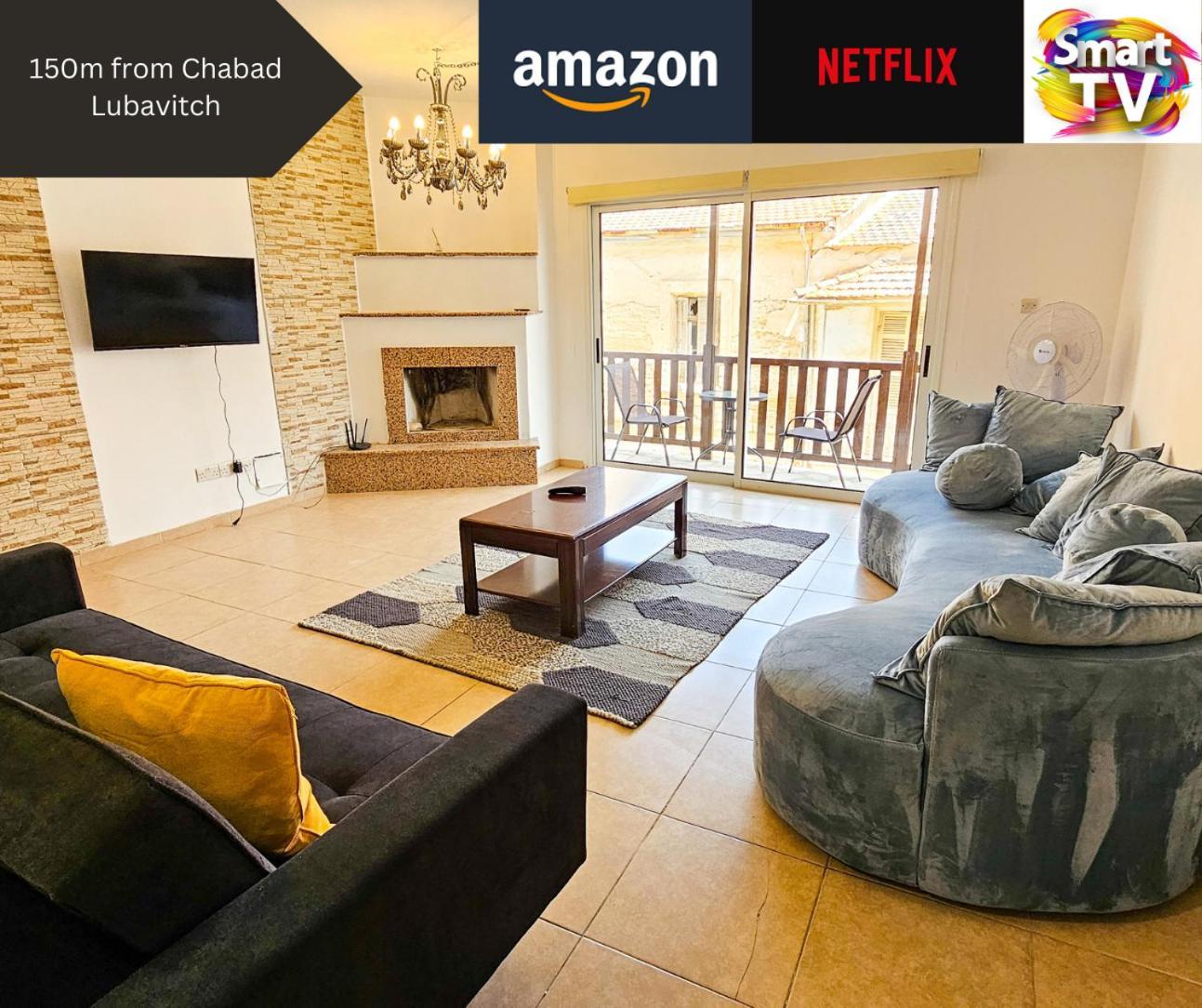 Sky Line City Apartment, 150M From Chabad Lubavitch Larnaca Bagian luar foto